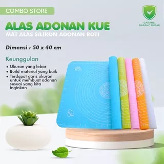 Alas Adonan Kue Bahan Silikon Tatakan Fondant Anti Lengket