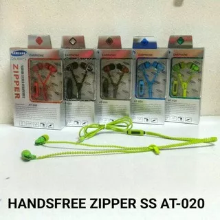headset handsfree earphone zipper samsung AT-020