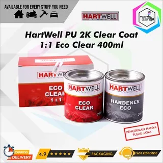 Clear Coat/Pernish PU 2K Hartwell Eco Clear 1:1 400ml