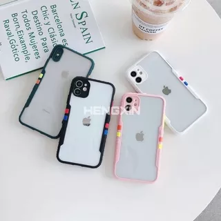 Applicable to Apple X mobile phone case color contrast iphoneXSMax transparent protective shell Apple XS/XR camera all-inclusive soft anti-drop 7 8 8plus protective cover silicone