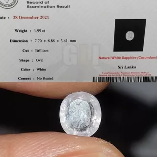 natural white sapphire ceylon safir srilanka no treatment