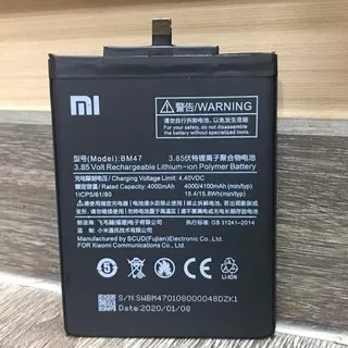 BATRE REDMI 4X - BM47 BATTERY BATERAI BATRE XIAOMI REDMI 4X - REDMI 3S - REDMI 3X - REDMI 3 - REDMI 4X PRIME XIOMI4X ORIGINAL BM47 BM-47 ORIGINAL ASLI 100% BATERE BATRAI XIAO MI REDMI 3 PRO ORI BATERAI BATRE HP XIAOMI REDMI 4X