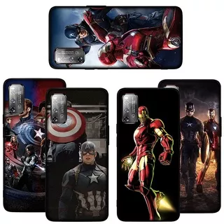 Soft Case BO179 iron man Captain America Casing iPhone XR X Xs Max 7 8 6s 6 Plus 7+ 8+ 5 5s SE 2020 Fashion Protection Cover