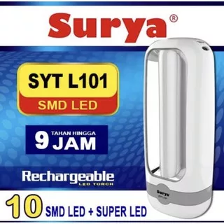 Lampu Emergancy Surya 10 LED SMD + LED 1 Watt SYT L101 / L-101