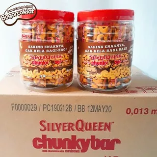 Coklat Silverqueen Chunkybar 33gr Karton Isi 6 Toples