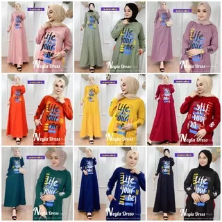 DRESS MOTIF CENNA VERA REGATA AMOR NEYLA KALILA DRESS ORI UNIQUE SANCAKA/RIANNA MAXI MARITZA/BAJU MAXY KAOS COMBED MUSLIMAH / MOTIF ZOLAQU