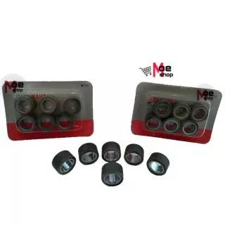 Roller Xeon / Mio M 3 Asli Original Yamaha Weight Set 6pcs 44D-WE763-00 Batu Timbangan Ori Orisinil