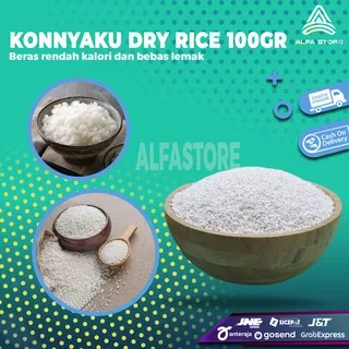 Beras Konyaku Shirataki Konnyaku Dry Rice 100gr