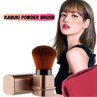 1PCS Retractable Travel Blush On Makeup Brush Kabuki  Powder Foundation Cosmetic Blusher K188