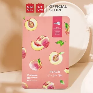 MINISO Mask Masker Fruit Sheet  Buah Pelembab Dan Pemutih Kecantikan