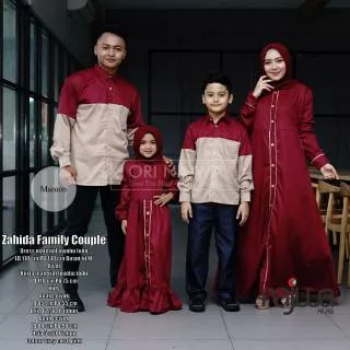 Zahidah Family Couple by Najwa/Baju Lebaran keluarga