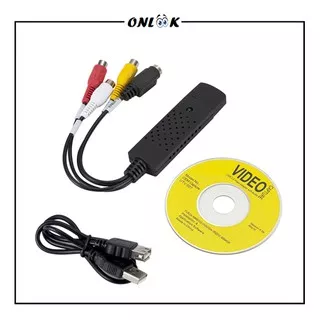 EasyCap USB 2.0 Video Capture DVD AV Easy Capture 1 Channel Adapter Card For Android Pc Laptop - ONLOOK