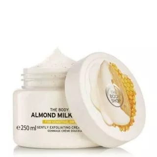 The Body Shop Almond Milk & Honey Gently Exfoliating Body Cream Scrub 250ML