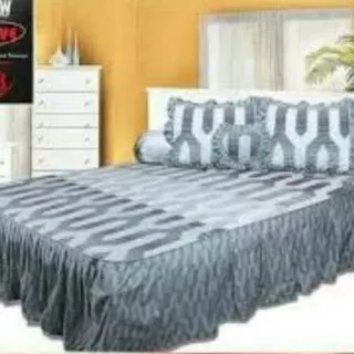 New Sprei My Love Rumbai Motif Iron Size King No.1 uk 180cmX200cm Original by My Love