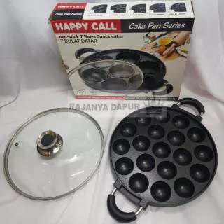 Cetakan kue teflon merk  happycall/ takoyaki 19 lubang takoyaki - happy call takoyaki