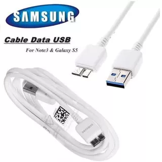 Kabel Data Samsung Galaxy Note 3 S5 - microUSB 3.0 USB HDD External 1m Ori Fast Charger Kabel Casan