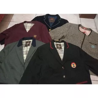 Blazer School Korea/Vest/Cardigan Academia Seragam Sekolah Korea