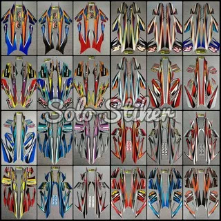 Striping Sticker Motor Suzuki Smash 110R Smash 110 R 2003-2004-2005-2006-2007-2008-2009-2010