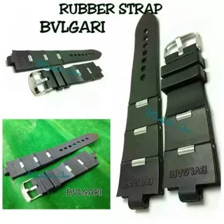 Tali Jam Tangan BVLGARI Rubber Strap/Strap Watch BVLGARI Rubber