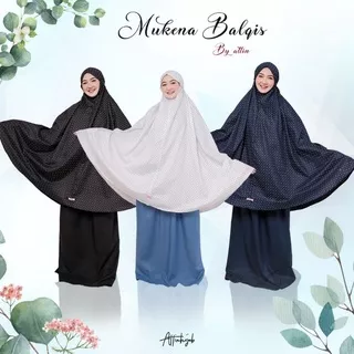 Mukena Balqis by Attin Hijab/Mukena Katun Jepang/Mukena Jumbo/Mukena adem/Mukena Bagus/Mukena Cantik