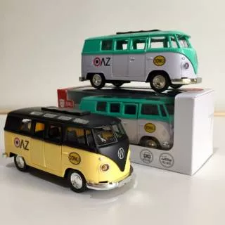 Diecast VW Combi Vintage - Replika Miniatur mobil Volk Wagen Klasik