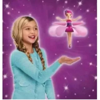 Mainan Anak Peri Terbang Barbie Terbang Sensor Tangan Boneka Terbang Flying peri Original Bisa COD