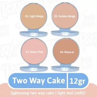 Wardah Refill Lightening Two Way Cake Light Feel
