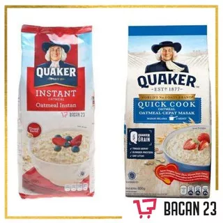 Quaker Oats Oatmeal (800gr) / Sereal Instan Oat Meal / Bacan 23 - Bacan23