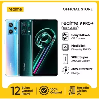 Realme 9 Pro+ Ram 8GB+5GB Memory Internal 256GB Garansi Resmi Realme 1 Tahun Indonesia