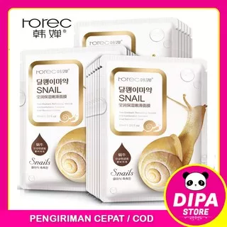 Rorec Snail Mask / Facial Mask by Rorec / Skin Care Pemutih Wajah Masker Wajah / TS-100