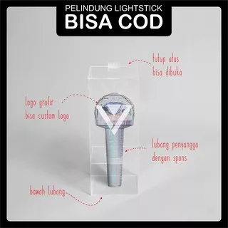 [BOX LIGHTSTICK] LIGHTSTICK SEVENTEEN / LIGHTSTICK CARAT BONG / LIGHTS STICK SEVENTEEN ACRYLIC BOX