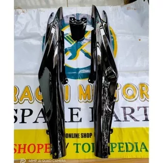 Cover Body Belakang Jupiter Z New Robot / Jupiter Z New Balok - Hitam