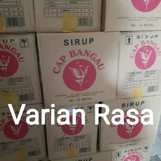 Sirup Cap Bangau varian rasa per dus (12 botol)