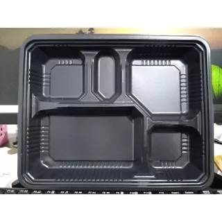 (ISI 50SET) Mika Bento 5 Sekat Besar / Tray Bento 5 Sekat BESAR / 5 Sekat Besar