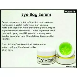 Eye bag serum