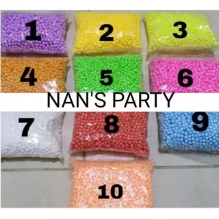 Nan`s party_Gabus Sterofoam/gabus souvenir/gabus butiran warna warni