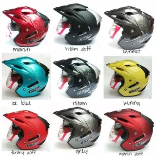 HELM G2 EXTERMINATOR , HELM G2 DOUBLE VISOR , HELM HALLFACE DEWASA SNI