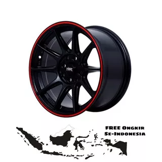 Velg Racing HSR Shinjuku Ring 15 Velg Mobil Agya Ayla Brio Mobilio Dll