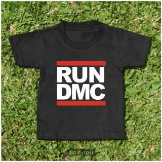 Kaos Band Anak Run Dmc hitam