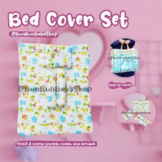 Bed Cover Baby Set Motif Bayi Selimut Perlengkapan Tidur Bayi Lahir Newborn Lucu Laki Perempuan