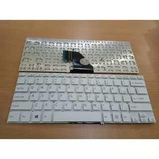 Sony Laptop Keyboard vaio SVF14 svf142c1ww svf142c29u svf14218sgb WHITE