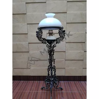 LAMPU JAWA ANTIK BERDIRI D:28CM/ STANDING LAMP LAMPU BETAWI