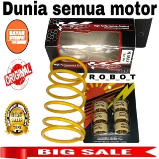 PAKET ROLER,LOLER ROLLER KAWAHARA+PER CVT NMAX,AEROX LEXI