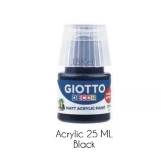 Cat Giotto Acrylic Decor Matt Warna Black Satuan 538124