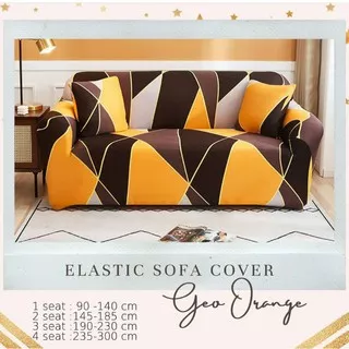 BARU Sarung Penutup Sofa Elastis Corak Motif / NEW Elastic Sofa Cover Pattern Stretch