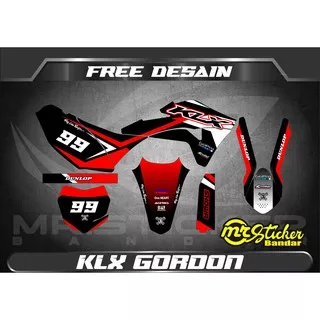 Decal Sticker KLX Gordon Full Body Free custom bisa request desain  271-10