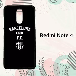 Casing Xiaomi Redmi Note 4 Custom Hardcase HP Barcelona 1899 O0445