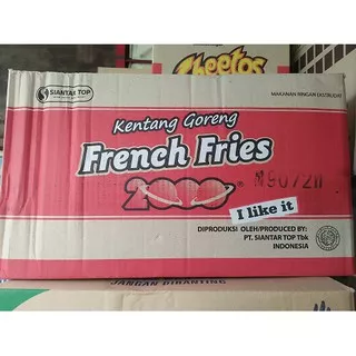 French Fries 2000 Snack Kentang Goreng French Fries 2000 1Dus Isi 30pcs x 9gr