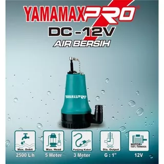 Pompa Celup Yamamax Pro DC-12V / Submersible Pump Gulungan Kawat Tembaga