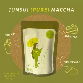 Junsui (Pure) Matcha Jepang 50g - Green Tea Powder (Teh Hijau Bubuk)